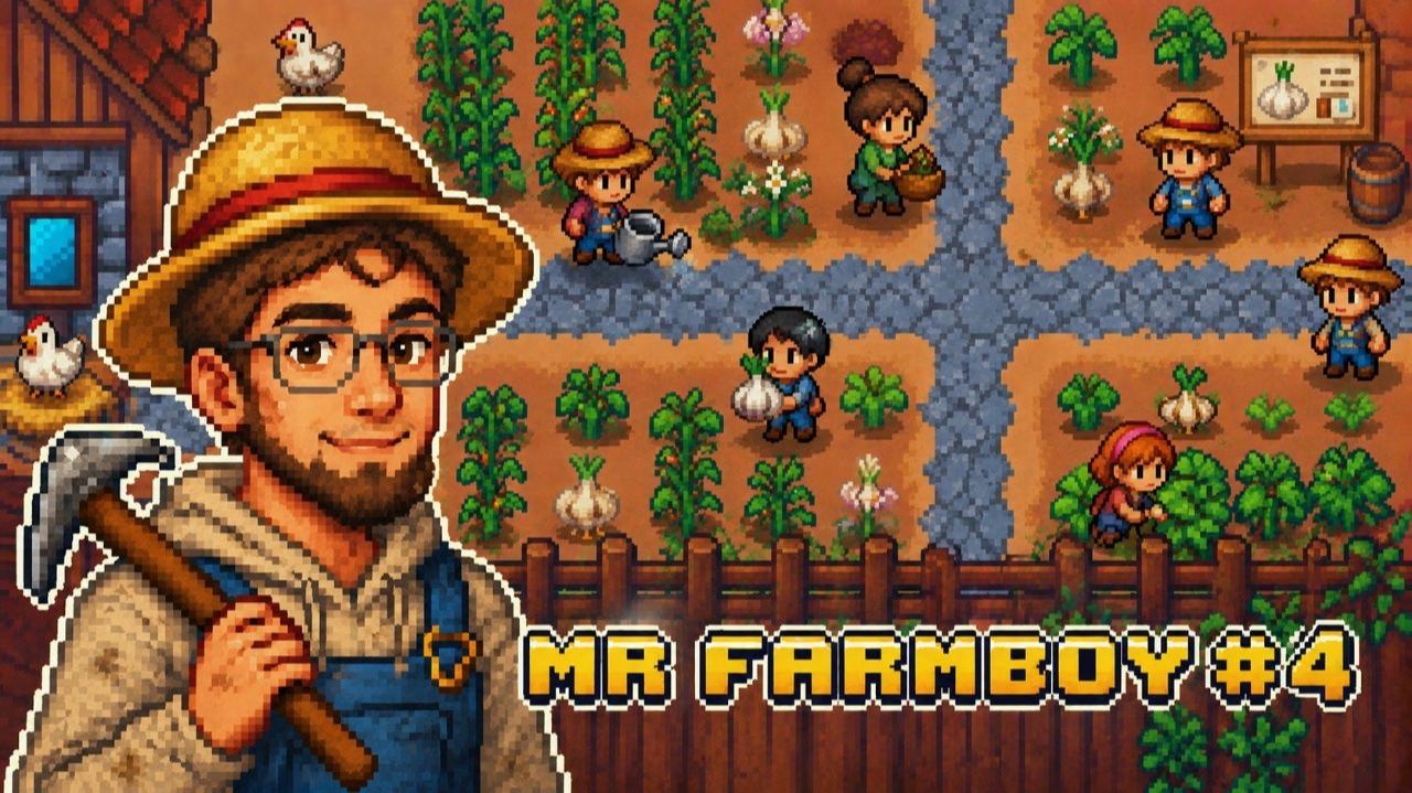 Больше не копаю сам! Шахтеры, дровосеки и новые овощи - Mr. FarmBoy #4