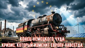 НЕМЕЦКАЯ КАТАСТРОФА: Как великая индустриальная держава оказалась на грани краха.