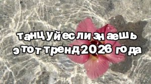 Танцуй если знаешь этот тренд 2026 года