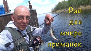 МИКРОДЖИГ и микро воблеры. Рыбалка с пристани.
