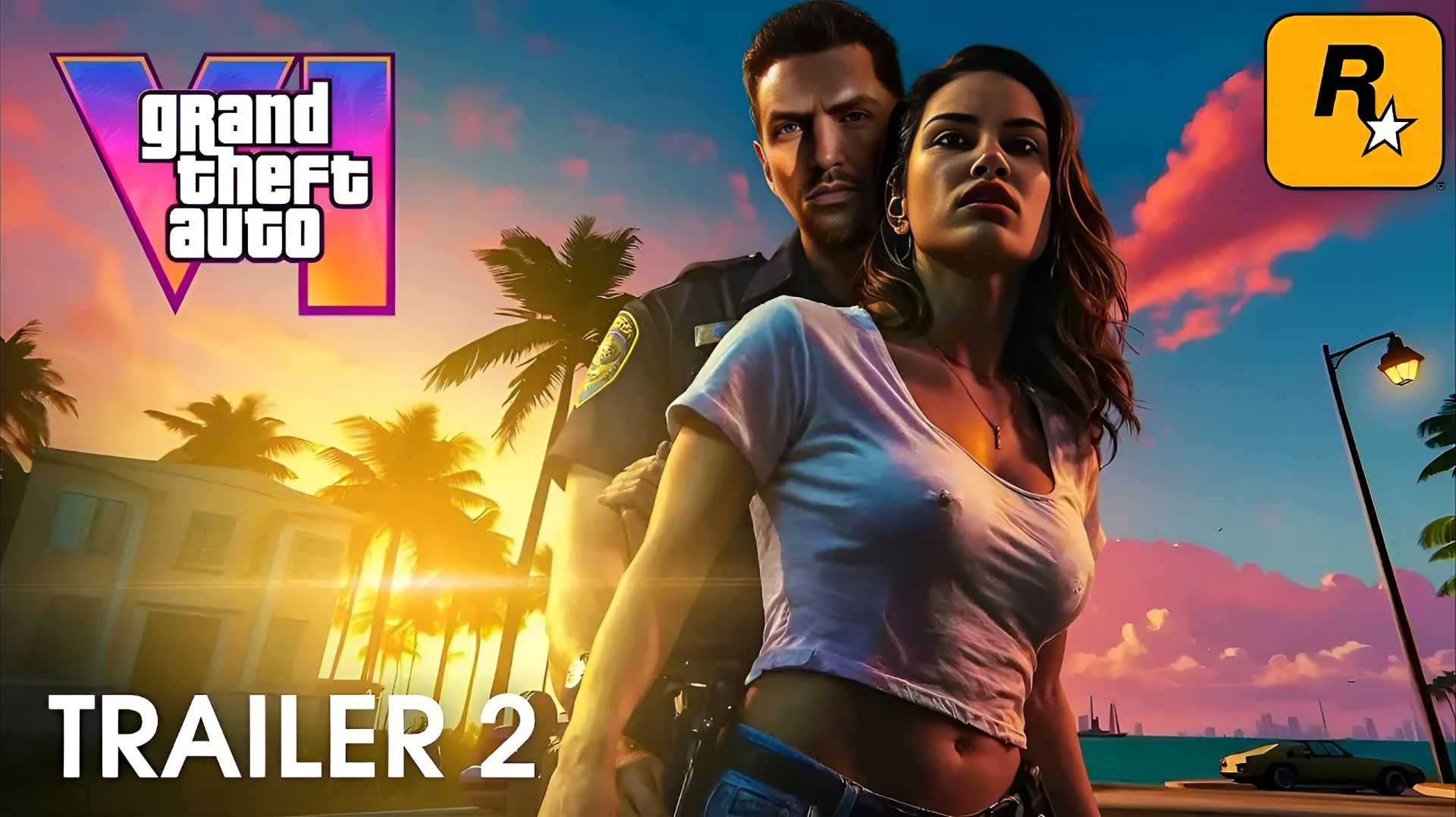 Grand Theft Auto 6 трейлер 4к