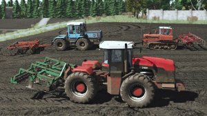 FS25 Kolonia. Разработка полей RSM 2400, ХТЗ-17221, ДТ-75
