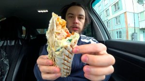 ШАУРМА С КАРТОШКОЙ ФРИ И МОРКОВКОЙ ПО КОРЕЙСКИ И ЗАПИВАЮ ЦИКОРИЕМ