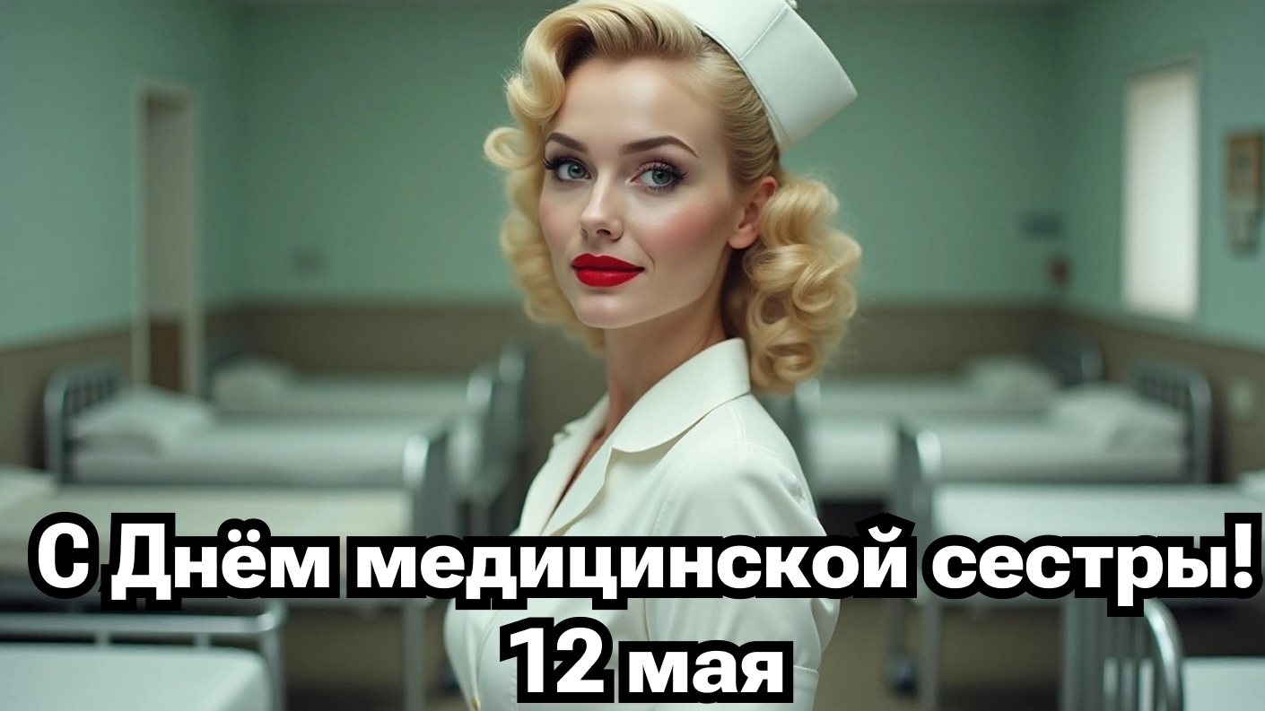 Ангелы в белых халатах. С днём медицинских сестер. Шикарная музыкальная открытка.