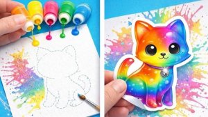 DIY наборы наклеек своими руками: лёгкие идеи для рисования 🎨