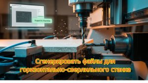 Сгенерировать файлы для горизонтально-сверлильного станка