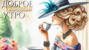 С добрым утром, господа! Роскошная музыкальная открытка.