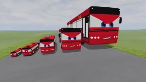 МАШИНКИ МОЛНИЯ МАКВИН АВТОБУСЫ против ПАРОВОЗИКА — Кто БЫСТРЕЕ проедет? 🚌🔴🚂