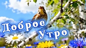 Доброе утро понедельника. Красивая музыкальная открытка.
