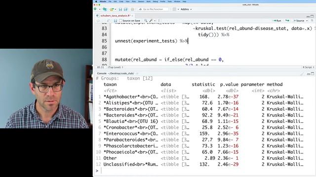 CC112. Using the purrr and broom R packages to easily perform thousands of statistical tests