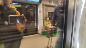 поездка на электропоезде 81-775.3 Москва 2026 от Павелецкой до Новокузнецкой