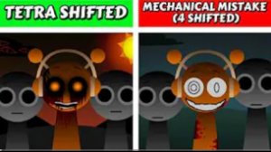 Sprunki Tetra-shifted Против 🆚 Mechanical Mistake (4- shifted)