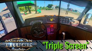 Катаем в «American Truck Simulator» на «Moza R5/TripleScreen» Конвой с Ursus 83