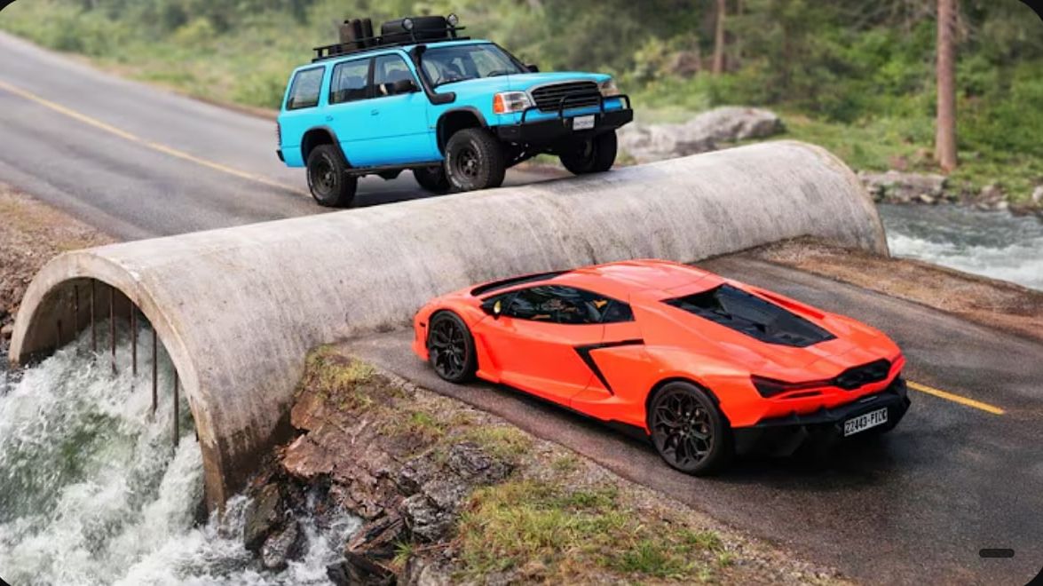 Автомобили против бетонных водопроводных труб в игре BeamNG Drive!