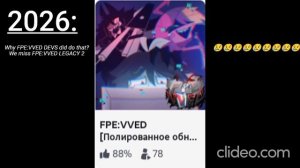 FPE:VVED (LEGACY 2) is outdated now