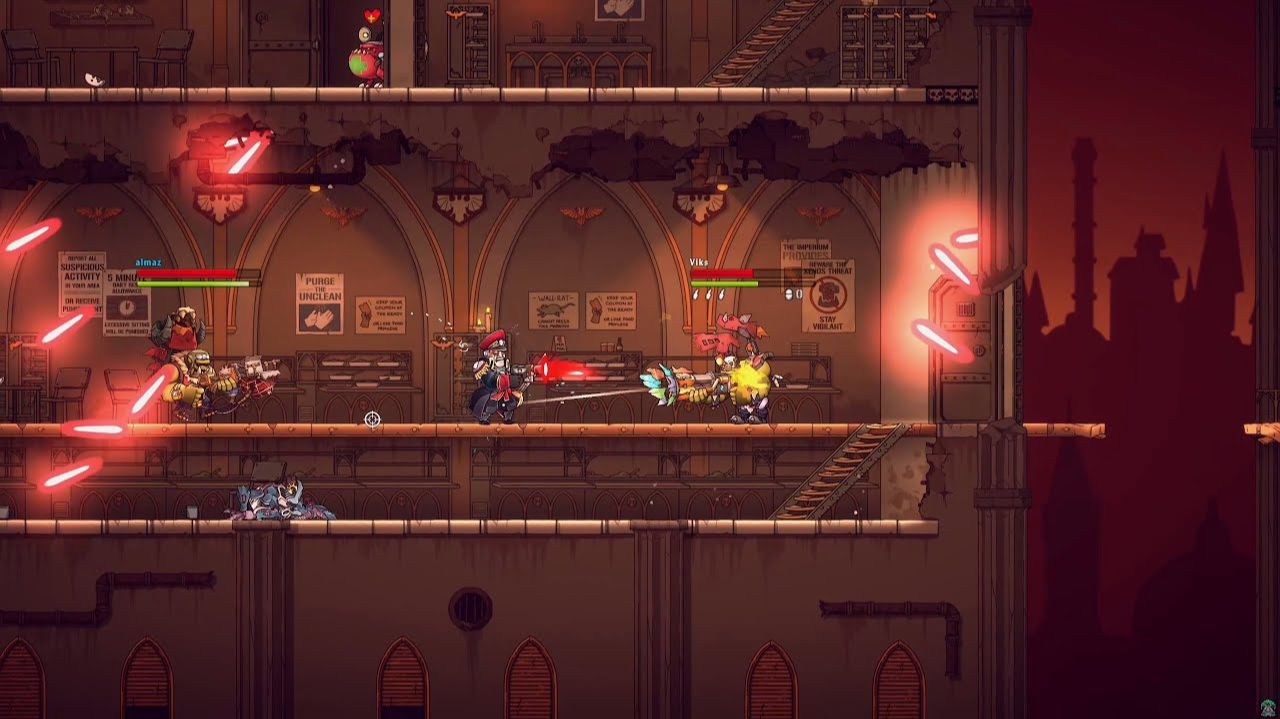 [PC] [10] Warhammer 40,000: Shootas, Blood & Teef Co-oP - Жилой блок "Дар императора"