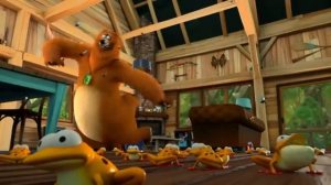 The Bear, The Frog and the Mosquito _ Grizzy & the lemmings (S03E66) _ 🐻🐹 Cartoon for Kids