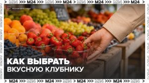 Москвичам рассказали, как правильно выбрать клубнику - Москва 24