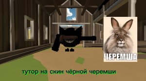 ТУТОР НА СКИН ЧЕРНОЙ ЧЕРЕМШИ