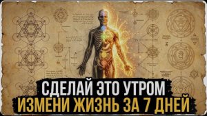 СДЕЛАЙ ЭТО УТРОМ — и твоя жизнь изменится до неузнаваемости за 7 дней / Древние Знания Эзотерики