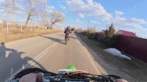 Эндуро...Первый выезд после зимы 4.04.2026 Kawasaki KDX 250,Lanza 250 2T,YZM 300,CF Moto 625