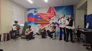 Инсценировка песни «На позицию девушка провожала бойца»