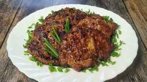 Чем проще тем вкуснее! Быстро и вкусно из печени! Простой рецепт.
