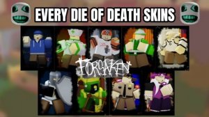 Победа с каждым скином выжившего из набора „Die of Death“ | Roblox Forsaken
