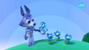 Волчонок У 💙 Цветняшки ✨ Песни и детский мультфильм 🌈 Детское Королевство
