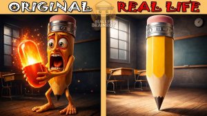 ВОТ И НАСТАЛ КОНЕЦ... Оригинал vs Реальная Жизнь БРЕЙНРОТ анимация!!!