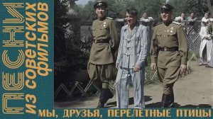 МЫ, ДРУЗЬЯ, ПЕРЕЛЁТНЫЕ ПТИЦЫ. из к/ф  «Небесный тихоход»