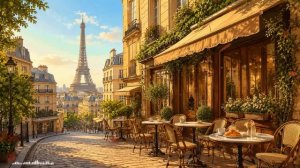𝐏𝐚𝐫𝐢𝐬 𝐌𝐨𝐫𝐧𝐢𝐧𝐠 𝐂𝐨𝐟𝐟𝐞𝐞 𝐀𝐦𝐛𝐢𝐞𝐧𝐜𝐞 ☕ Calm French Jazz & Soft Piano Music