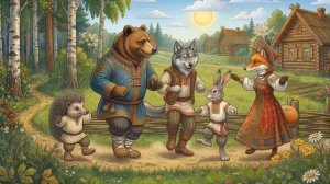 Песенка-потешка Тень-тень-потетень 🐻🐰 Русские народные песни и сказки для детей