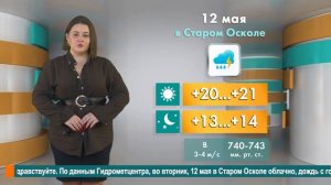 Погода в Старом Осколе на 12 мая