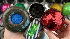 ASMR треск глины и лёгкого пластилина 🤤 раздавливание мыльных коробочек с блёстками и таблетками 🖤