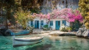 Chill Mediterranean Music & Italian Vibes 🏡🌊 Gentle Italian Music & Tranquil Coastal Views
