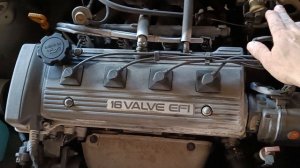 Z999 Двигатель Toyota Carina AT191-0008249 7A-FE — работа двигателя
