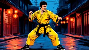 Джеки Чан - мастер кунг-фу, будет не просто пройти игру! Jackie Chan - The Kung-Fu Master (Arcade).