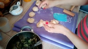 бичак пирожки с зеленью
