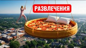 Расслабляющие парящие кровати. A на какой кровати ты бы спал? 🎈🛌 Развлечения.