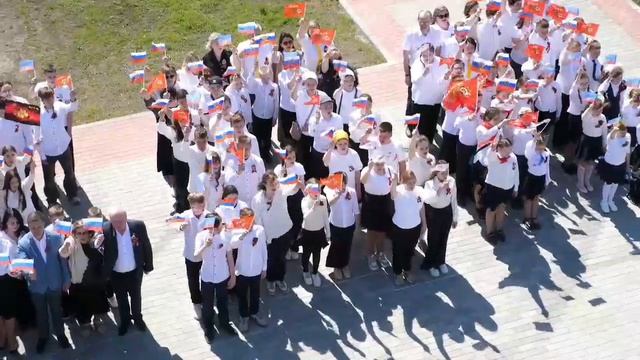 Всероссийский флешмоб "Победа", Ливенский район, Курган Славы, 8 мая 2026 г.