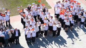 Всероссийский флешмоб «Победа», Ливенский район, Курган Славы, 8 мая 2026 г.
