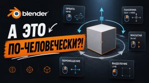 Наконец-то удобная навигация в Blender 3D