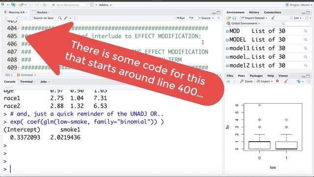 8.4 Effect Modification： Stratifying vs. Modelling It With Interaction Term in R смотреть онлайн