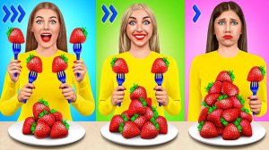 Быстрая Средняя или Медленная Скорость Еды Челлендж # Битвы с Едой от Mega DO Challenge