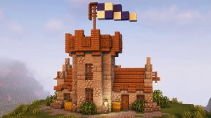 Minecraft: простой стартовый замок для выживания [руководство]