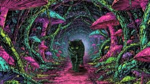 Entering the Feline Flow： The Electric Dark Forest ⧸⧸ Minimal Techno for Study & Coding