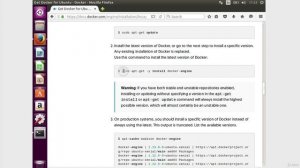 004 Docker on Linux (Ubuntu as an example)