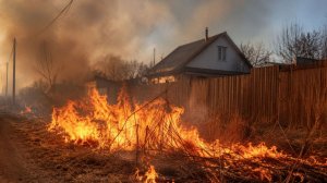 Природные пожары третьи сутки не утихают в Хабаровском крае