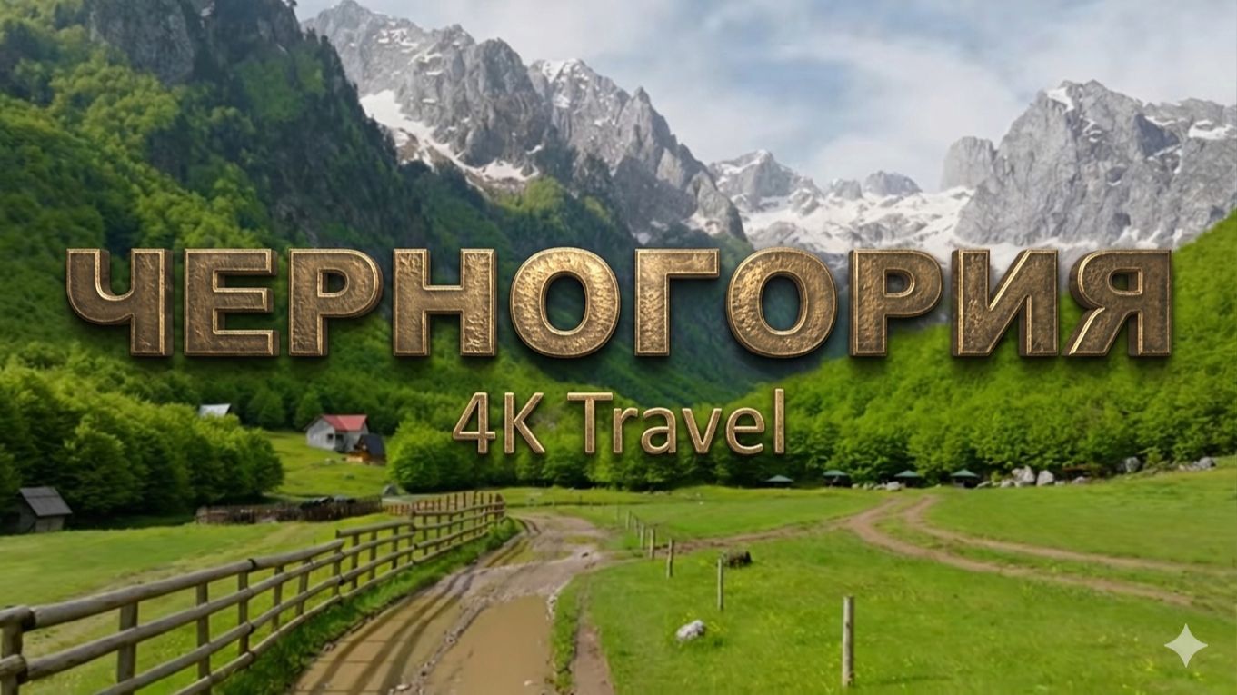 ЧЕРНОГОРИЯ 4K - живописный фильм для релаксации с успокаивающей музыкой